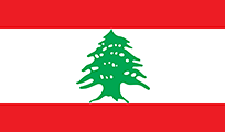 National flag of Lebanon